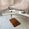 Model of Learjet 45 Singapore Fying College with detailed craftsmanship.